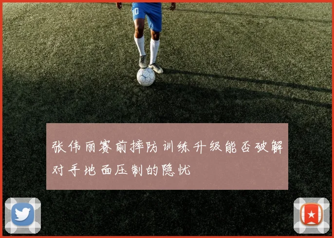 张伟丽赛前摔防训练升级能否破解对手地面压制的隐忧
